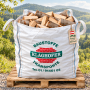 Big Bags mit trockenem Buchen-Brennholz in 33 cm Scheitlänge
